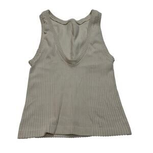 M169 INTIMATELY Free People Women's Crop Tank Top Beige Small